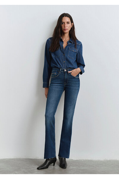 Mavi Темні джинсові штани Maria Gold Denim 10122580680