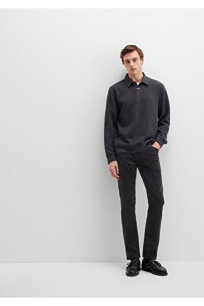 Mavi Marcus Black Velvet Trousers 0035130269