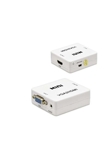 Skygo Vga to HDMI Converter 1080P Full Hd White Hdx1283