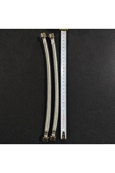 Genel Markalar Kare 2 Adet 30 Cm Klozet Çelik Örgülü Flex Bağlantı Hortumu Re...