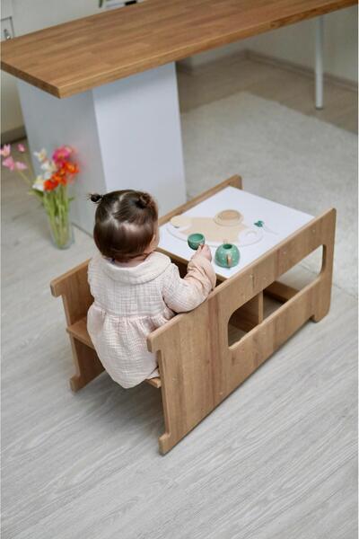 KEUKENWOOD Öğrenme Kulesi - Safir Meşe Çok Fonksiyonlu Çocuk