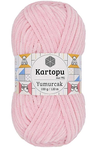 Genel Markalar K.artopu Yumurcak Kadife El Örgü Ipi Bebe Pembe K768