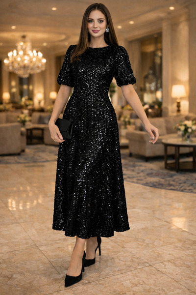 ADASTYLE Φόρεμα με παγιέτες μίντι