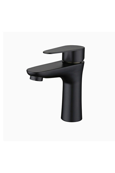 Generic خلاط حوض الحمام للماء الساخن والبارد - مصنوع من سبائك الزنك السوداء م...