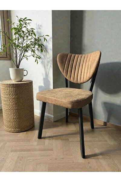 Sahra İNOVASYON EKONOMİK Elma Sandalye NUBUK KUMAŞ Mutfak-Bahçe-Balkon-Cafe-L...