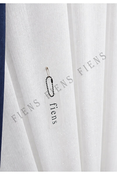 ilkbir Simli Premium Bambu Ağır Dökümlü 1/3 Sıkı Pileli Tül Perde ÜtüIstemez ...