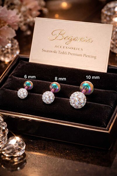 Öte Beri Hayallerin Ötesi 316l Gold Cerrahi Çelik Taşlı Şambala Labret 6mm,8m...