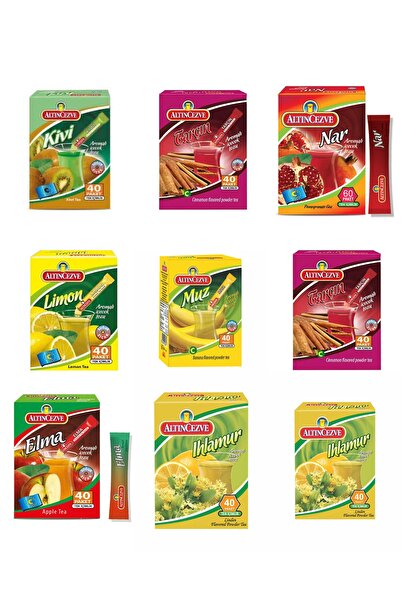 Altıncezve 9’Lu Set Tek İçimlik İçecek Tozu 40 x 1.5 gr