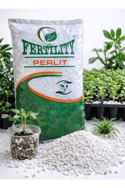 FERTILITY BAHAR Tarım Perliti 5 LT - Çelik Köklendirme, Tohum Çimleme ve Topr...