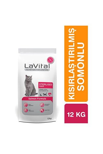 LaVital Adult Sterilsed Salmon Kısırlaştırılmış Somonlu Yetişkin Kedi Maması ...