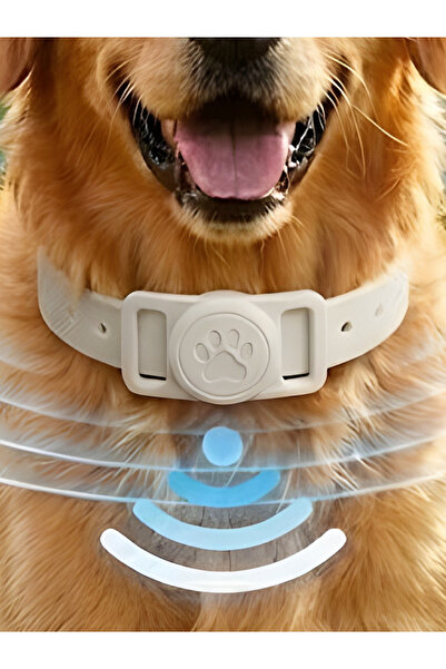 Gözcü Mobil Boş Airtag Yuvalı Kedi Köpek Tasması Evcil Hayvan Pet Takip Cihaz...