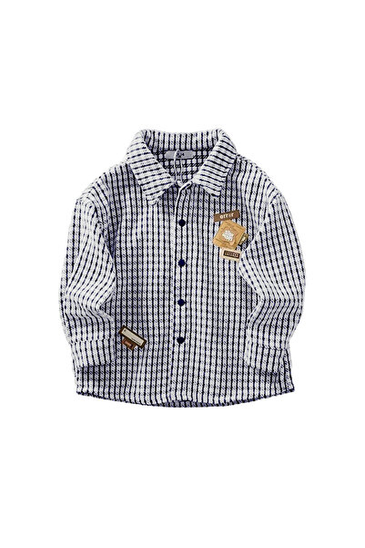 OEM Camasa cu maneca lunga pentru baieti, design carouri, marime 110cm/4-5 an...