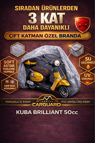 CarGuard متوافق مع كوبيا بريليانت 50 سي سي و125 سي سي. غطاء محرك الدراجة النا...