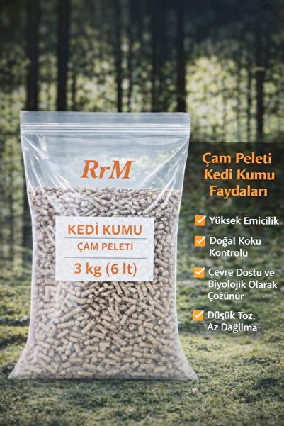 Çam Pelet Kedi Kumu %100 doğal koku hapseden economik 2kg (5LT)