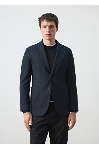 MANGO Man Cepli slim fit blazer ceket