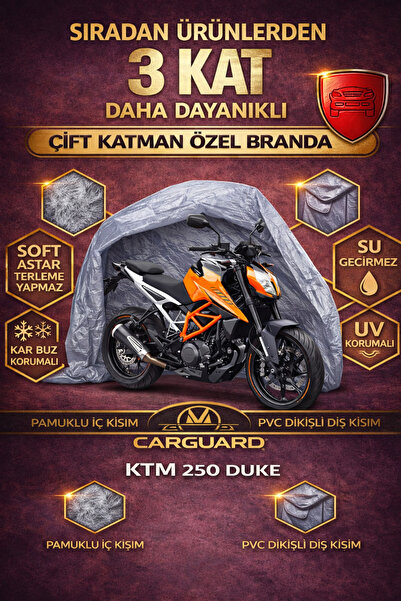 CarGuard غطاء خيمة دراجة نارية من القماش المشمع من Ktm 250 Duke - مصنوع من ال...