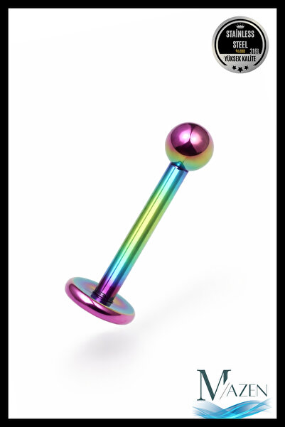 MAZEN Paslanmaz Kararmaz Cerrahi Çelik Labret Dudak Tragus Kıkırdak Piercing ...