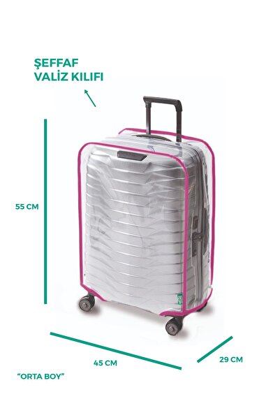 Trink Çanta Husă transparentă pentru valiză și husă de protecție pentru valiz...