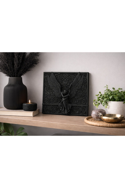 Heaven Home Design Dekoratif Melek Rölyef Duvar Panosu | Gotik & Vintage Ev D...