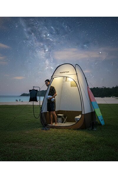 kamptek kamp teknolojisi Kamp Doğa Duş WC Kabin Çadırı Fonksiyonel Kullanım P...