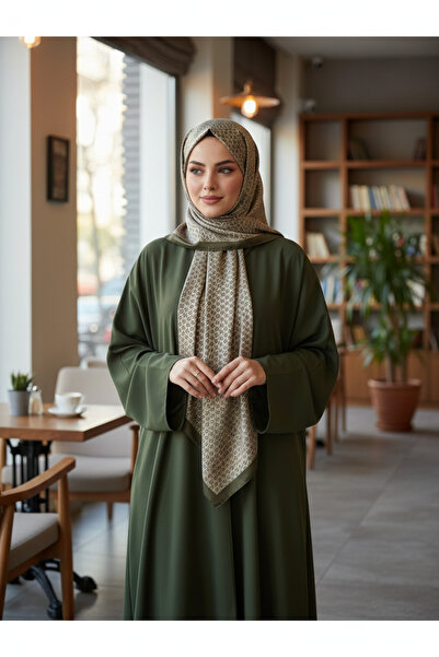 Modakaşmir Mk Stripe Pattern Soft Shawl 190 X 75