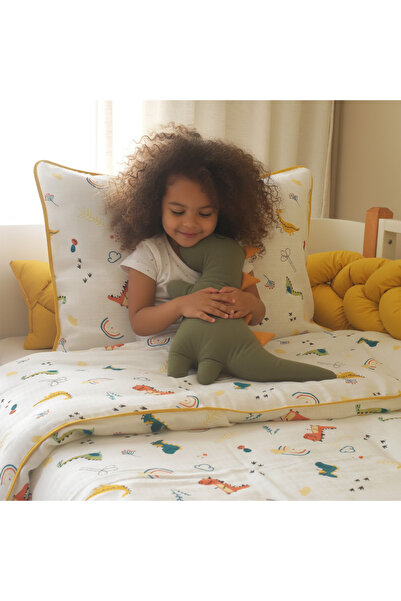 JOYFUL KIDS Rex Uyku Arkadaşı – Yeşil Dinozor Yastık, Dino Serisi, Bebek ve Ç...