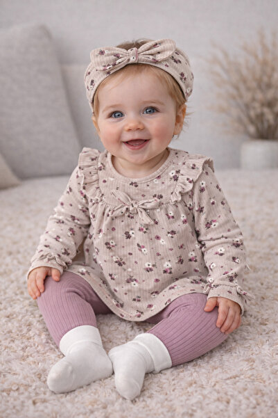 minella kids Leggings and Bandana Set 9/24 Months