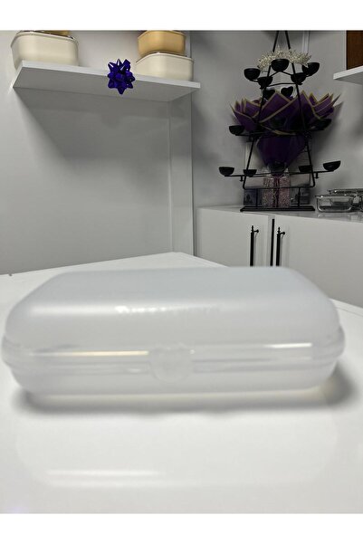 Tupperware Dikdörtgen Taşıma Kabı Beyaz