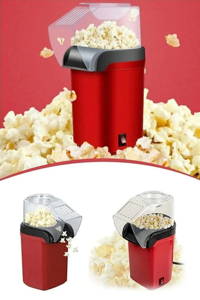 Tilbe Home Popcorn Corn Machine Oil-Free Popcorn Machine Electric Hot Air Practical Corn Machine