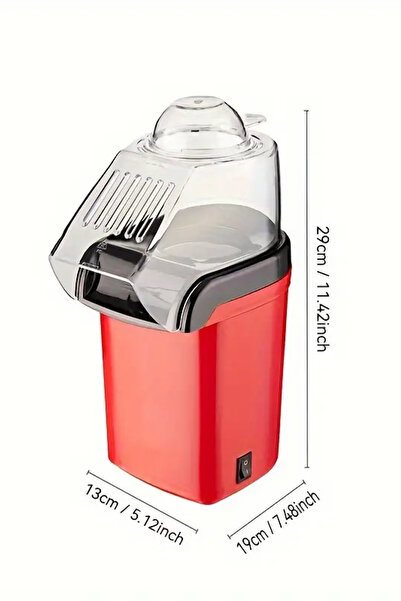 Tilbe Home Popcorn Corn Machine Oil-Free Popcorn Machine Electric Hot Air Practical Corn Machine