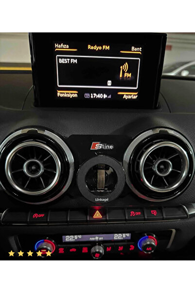 BalcıoğluSRV Audi Q2 Uyumlu 2015-2024 Magsafe Uyumlu Açılabilir Manyetik Mıkn...