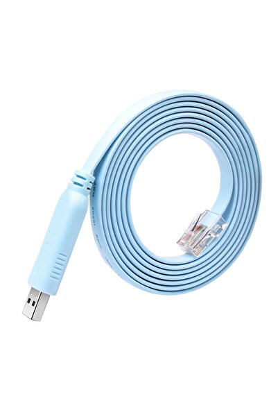 BK Teknoloji USB 2.0 Cisco Router RJ45 Konsol Kablosu 1,8 Metre