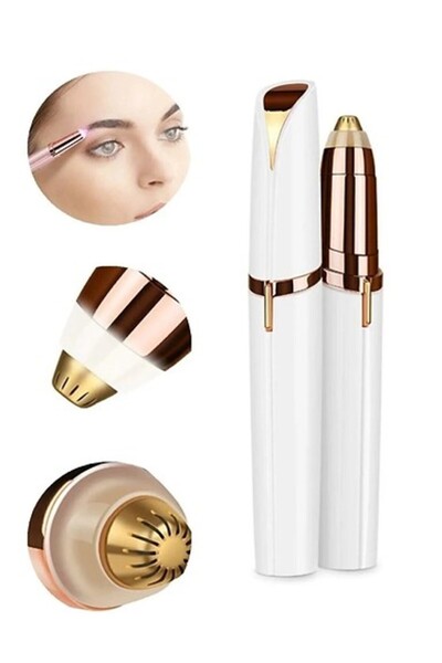 Skygo İnce Uçlu Yüz İçin Tüy Kıl Alıcı Kaş Bıyık Epilasyon Aleti Pilli