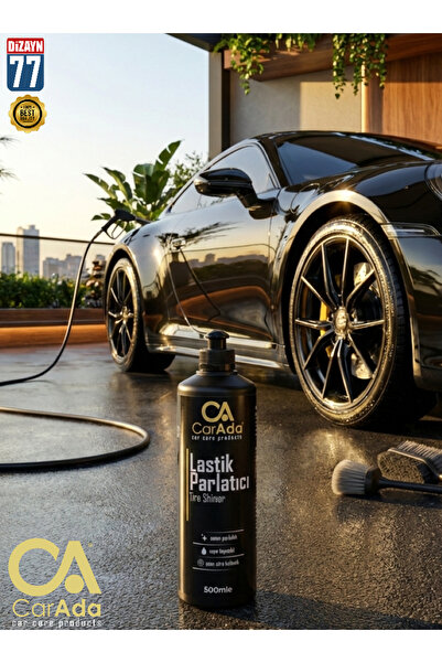 CarAda Lastik Parlatıcı Işıltılı Görünüm Lastik Silikonu 500 ml
