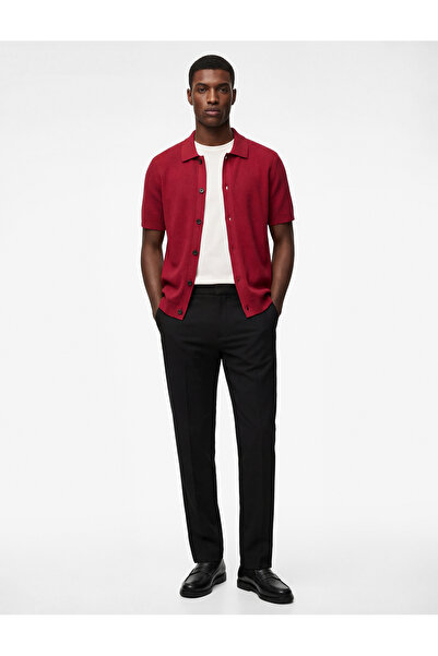 Koton Slim Fit Normal Bel Cepli Kumaş Pantolon