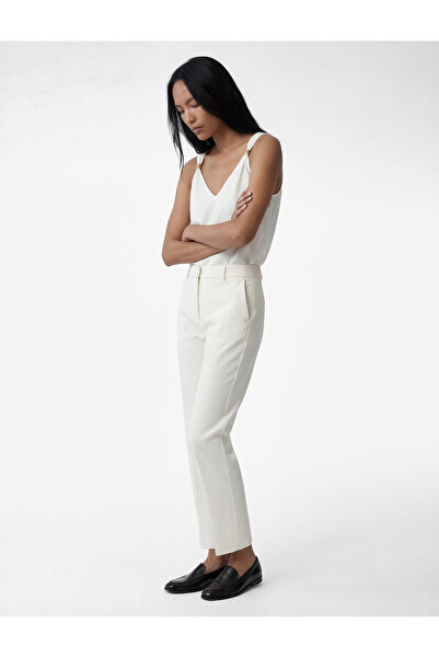 Koton V-Neck Sleeveless Viscose Blouse with Metal Accessories