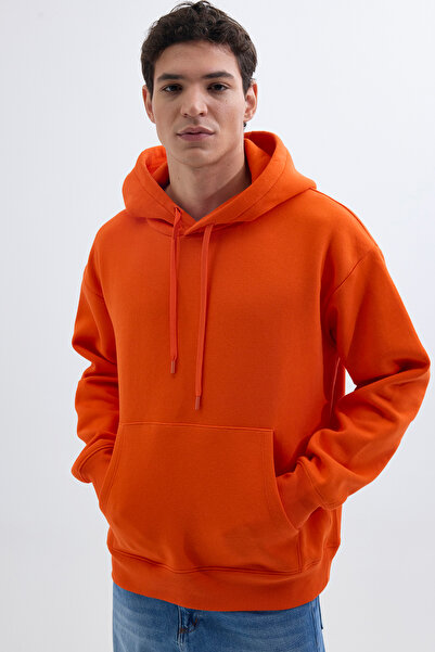 Tudors Unisex Oversize Geniş Kesim Pamuklu Yumuşak Dokulu Içi Polarlı Basic T...