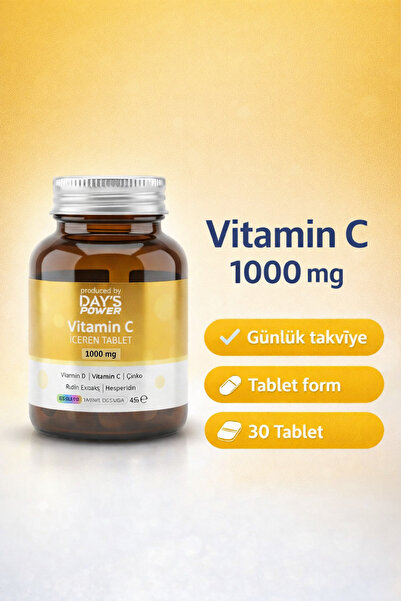 DAYS Day's Power C Vitamini 1000 mg 30 Tablet