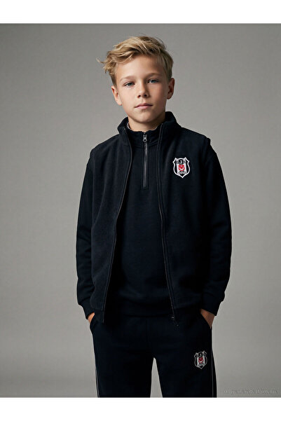 LC Waikiki Vizyon New Season guler ridicat cu imprimeu Vestă pentru băieți di...