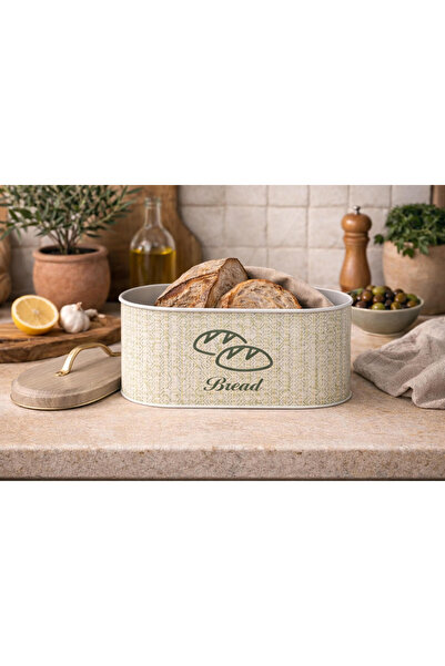 Tinfinity Store Retro Desenli Ekmek Kutusu