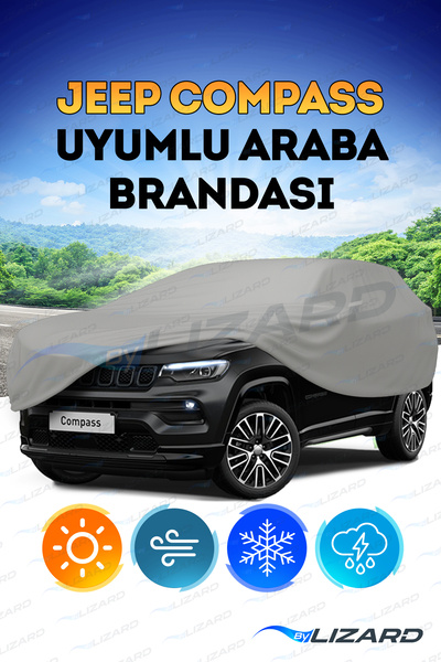 ByLizard Jeep Compass Waterproof Car Tarpaulin Auto Tarpaulin Car Cover Vehic...