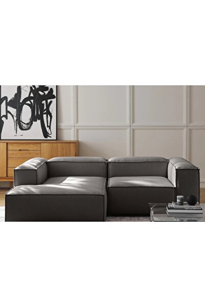 Vivense LENA MİNİ KÖŞE KOLTUK, SOL KÖŞE, ANTRASİT