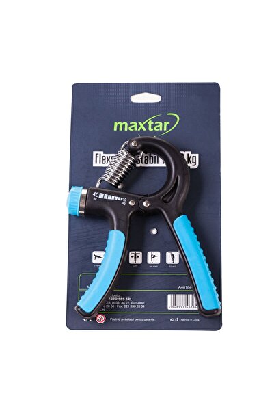 Maxtar Flexor reglabil, negru/albastru, 24x8x18 cm
