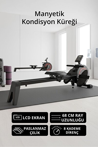 Triathlon T-231 Manyetik Kondisyon Küreği | Paslanmaz Çelik | 8 Kademeli Dire...