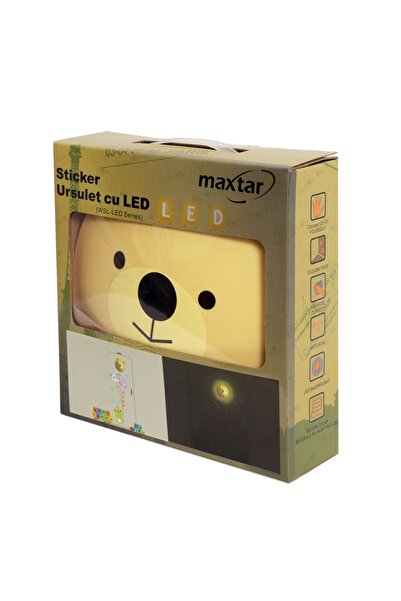 Maxtar Autocolant LED cu ursuleț de pluș, dispozitiv de măsurare a înălțimii ...