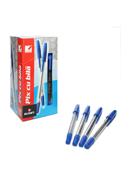 Kunst Set de 50 de pixuri cu bilă Kunst cu vârf de 1,0 mm