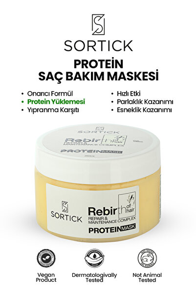 Protein Saç Bakım Maskesi Onarıcı Güçlendirici 250ml
