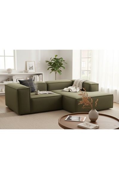 Vivense LENA MİNİ KÖŞE KOLTUK, SAĞ KÖŞE, YEŞİL