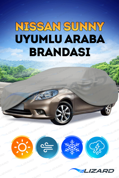 ByLizard Nissan Sunny Waterproof Car Tarpaulin Auto Tarpaulin Car Cover Vehic...