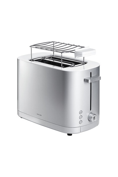 ZWILLING محمصة خبز إنفينيغي بشواية فتحتين وشريحتين باللون الرمادي